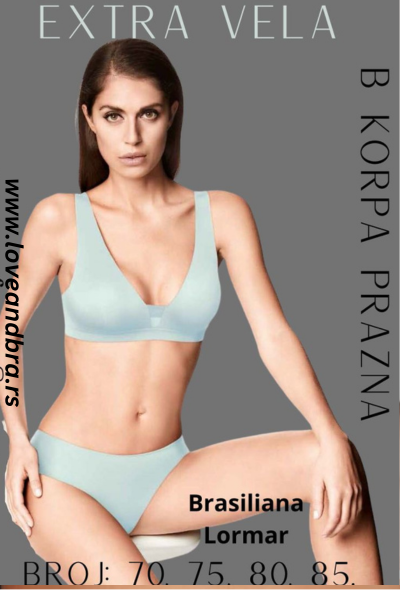 Grudnjak i brasiliana Lormar Extra Vela