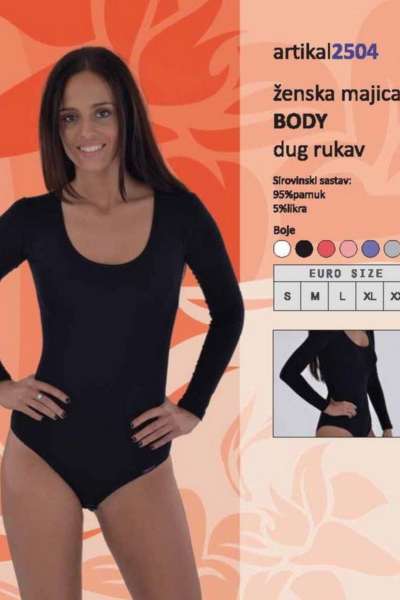 Bodi Nagard dugi rukav 2504