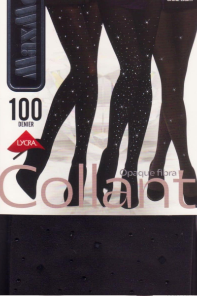 Hulahop debele čarape sa crnim cirkonima 87199