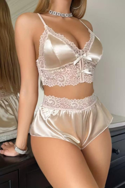 Bebi dol saten čipka 26465